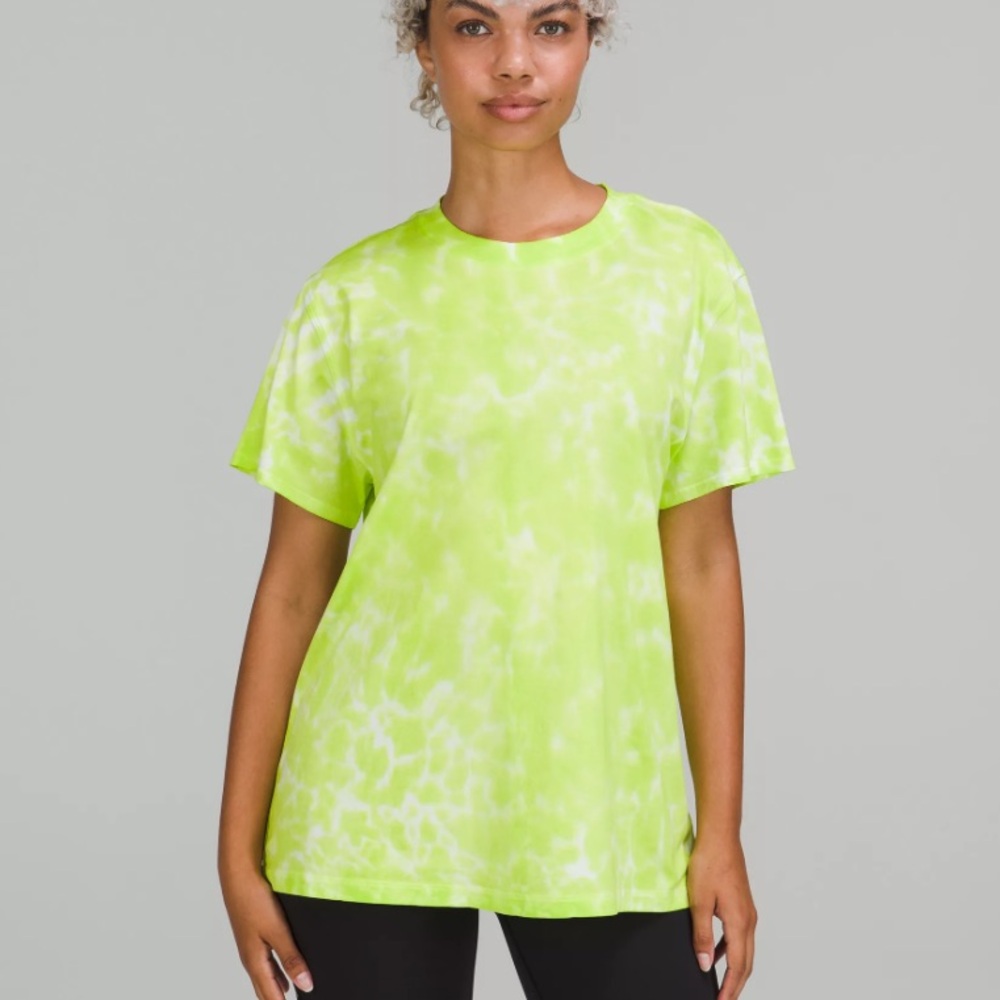 Lululemon all yours tee tie dye